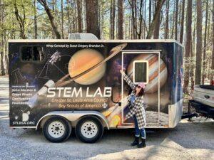 STEM Lab trailer. 